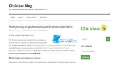 Desktop Screenshot of blog.clicklaw.bc.ca