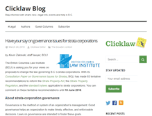 Tablet Screenshot of blog.clicklaw.bc.ca